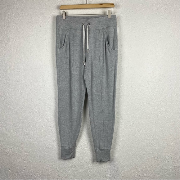 Athleta Bliss Joggers Heathered Grey Joggers Size Small - Picture 2 of 9
